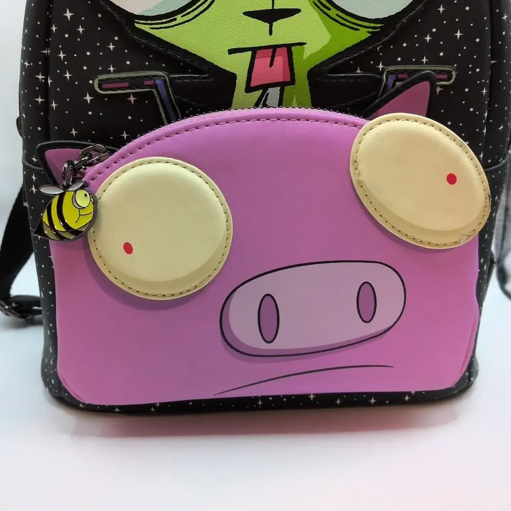 Loungefly Invader Zim Mini Backpack Gir Pig Stars Doom Nickelodeon Scenecore